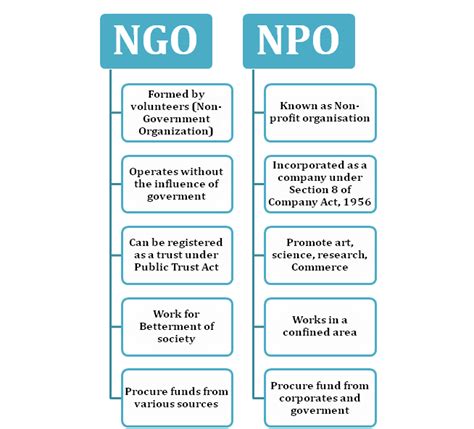 difference between ngo and charity|ngo vs npo.